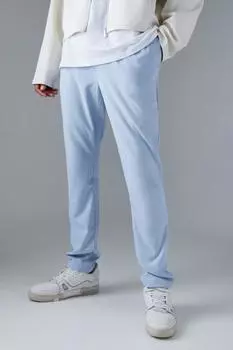 Высокие эластичные узкие брюки Boohoo, синий