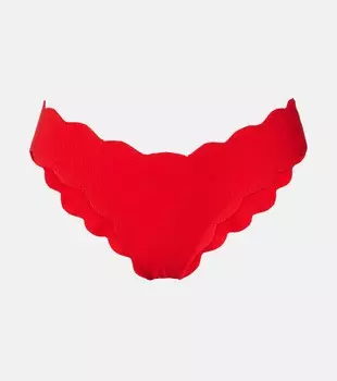 Высокие бикини-трусики с волнистым краем Antibes Marysia, Poppy