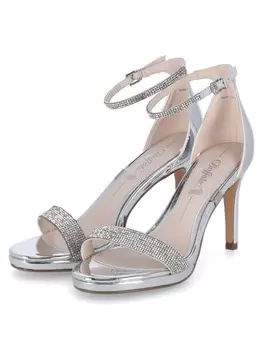 Высокие босоножки Buffalo, серебряный