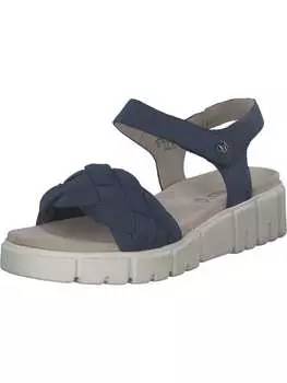 Высокие босоножки Caprice, цвет ocean nubuc