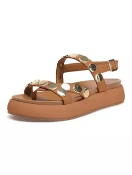 Высокие босоножки INUOVO, цвет mittelbraun