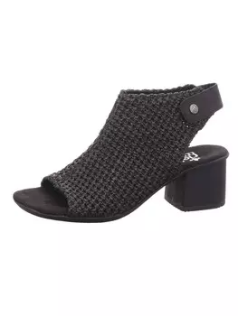 Высокие босоножки rieker, цвет schwarz/schwarz