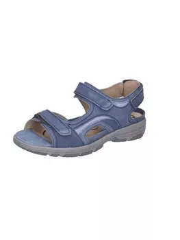 Высокие босоножки WALDLUFER Sandaletten Sandaletten Herki, цвет jeans/denim/sky