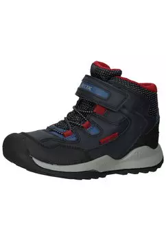Высокие ботильоны Geox, цвет Navy/Rot