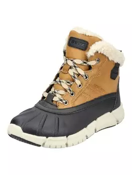 Высокие ботинки до щиколотки Geox Stiefelette, цвет Schwarz/Gelb