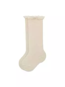 Высокие детские носки Condor, бежевый
