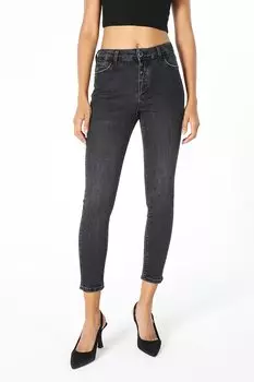 Высокие джинсы 759 Lara выше щиколотки Colin'S, серый