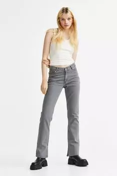 Высокие джинсы Bootcut H&amp;M, серый