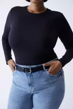 Высокие джинсы bootcut H&M, синий