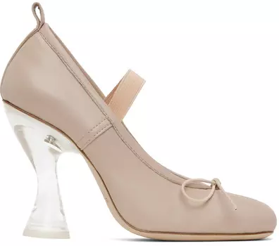 Высокие каблуки-балетки Simone Rocha