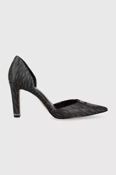 Высокие каблуки Карлин болтаются DKNY, черный