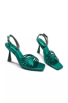 Высокие каблуки - Зеленый - Туфли на шпильке Marjin, зеленый