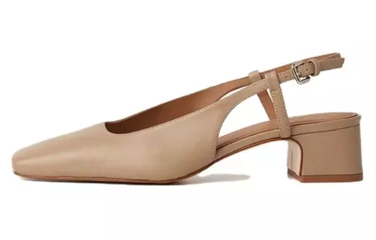 Высокие каблуки женские песочные Flattered