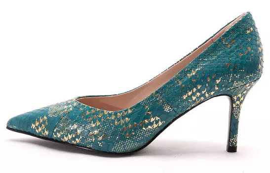 Высокие каблуки женские зеленые Paco Gil