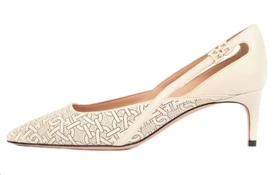 Высокие каблуки женские золотые Bally