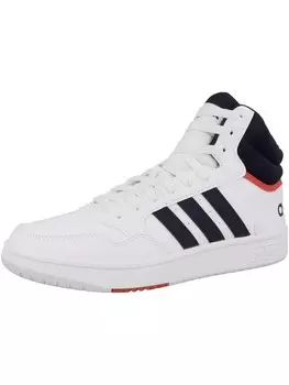 Высокие кеды ADIDAS ORIGINALS High-Top Sneakers Hoops 3.0, белый