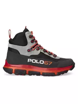 Высокие кеды Adventure 300 Mid Polo Ralph Lauren, черный