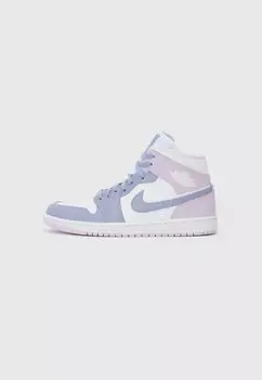 Высокие кеды AIR JORDAN 1 MID, цвет Indigo Haze/Doll White