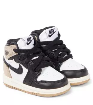 Высокие кеды Baby Jordan 1 Retro Nike, белый