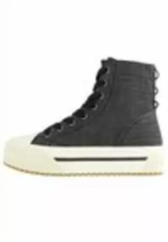 Высокие кеды Bershka, черный