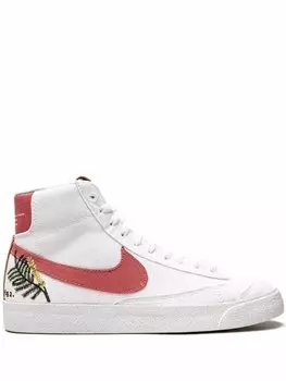 Высокие кеды Blazer Nike, белый