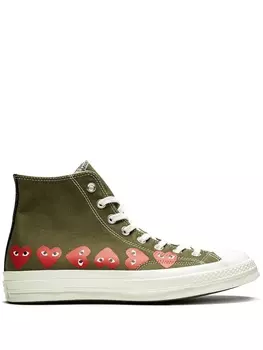 Высокие кеды Chuck 70 из коллаборации с Comme des Garons Converse, зеленый