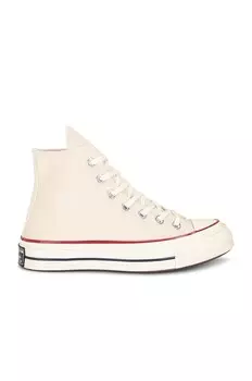 Высокие кеды Chuck 70 из парусины Converse, цвет Parchment, Garnet, & Egret