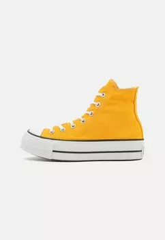 Высокие кеды Chuck Taylor All Star Lift Converse, цвет yellow/white/black