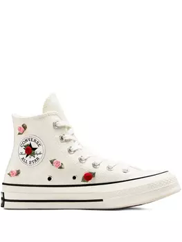 Высокие кеды Chuck Taylor All-Star с вышивкой Converse, белый
