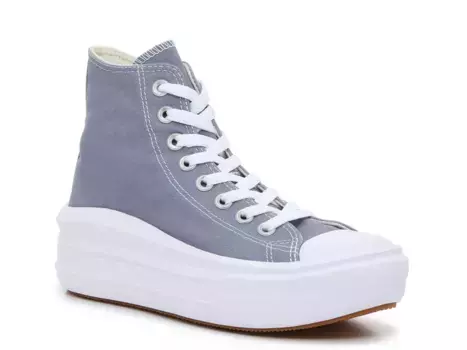 Высокие кеды Converse Chuck Taylor All Star Move — женские, цвет Thunder Daze Blue