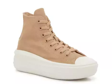 Высокие кеды Converse Chuck Taylor All Star Move — женские, бежевые