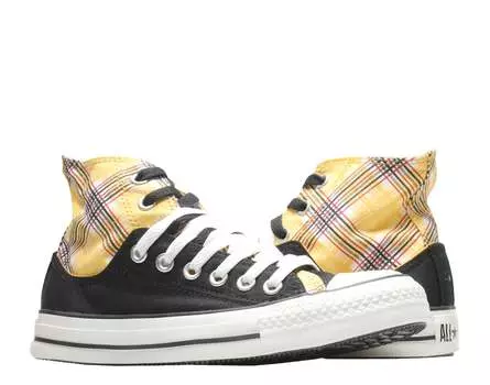 Высокие кеды Converse Chuck Taylor All Star Layer Up Plaid Yellow/Black 514109