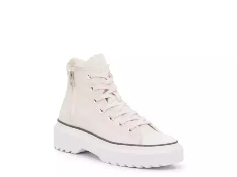 Высокие кеды Converse Chuck Taylor All Star Lugged Lift — детские, светло-розовые