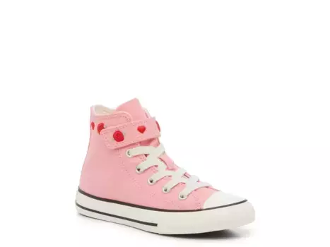 Высокие кеды Converse Chuck Taylor All Star - детские, светло-розовые