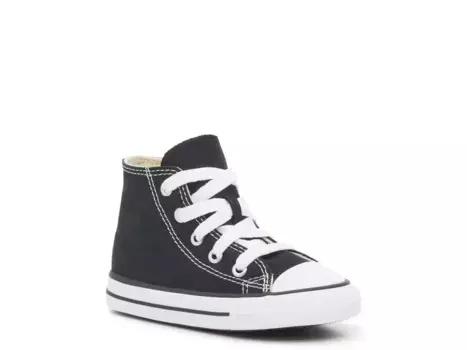 Высокие кеды Converse Chuck Taylor All Star Classic - детские, черные/белые