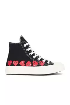 Высокие кеды Converse Multi Heart Comme Des Garcons Play, черный