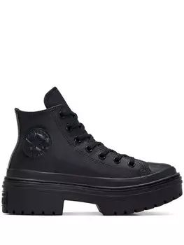 Высокие кеды Converse на платформе с выступающим каблуком, черный