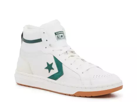 Высокие кеды Converse Pro Blaze Classic — мужские, белые/зеленые