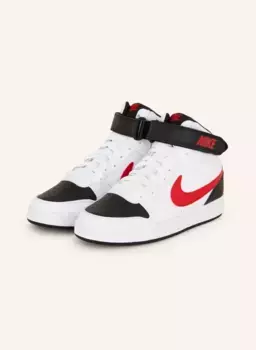 Высокие кеды court borough mid 2 Nike, черный