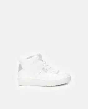 Высокие кеды для девочки на шнуровке Xti, белый