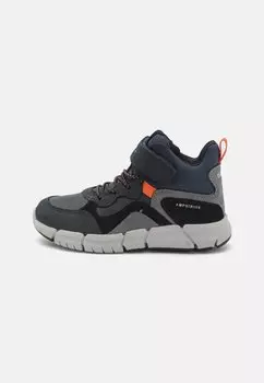 Высокие кеды FLEXYPER BOY ABX Geox, цвет navy/orange