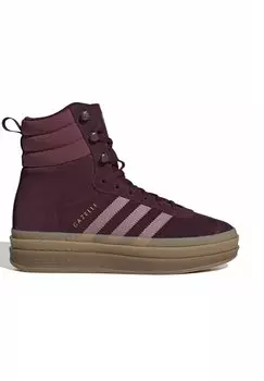 Высокие кеды ГАЗЕЛЬ adidas Originals, бордовый