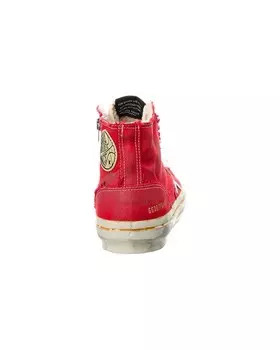 Высокие кеды Golden Goose Francy из парусины, красный