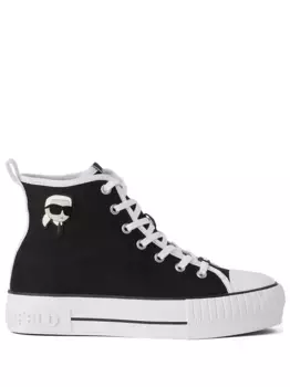 Высокие кеды Ikon Kampus Max NFT KARL LAGERFELD, черный