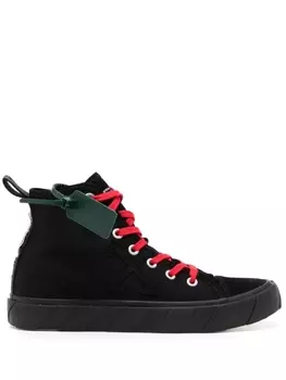 Высокие кеды из канваса Off-White, черный
