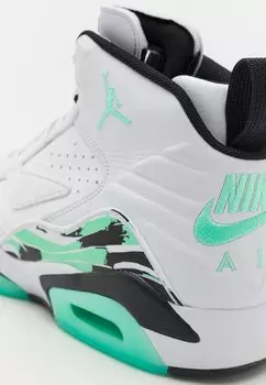 Высокие кеды Jordan Mvp Jordan, белый/зеленое сияние/черный