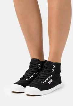 Высокие кеды Kawasaki, цвет black