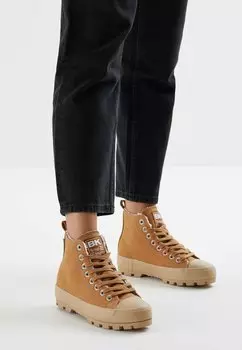 Высокие кеды KAYA DSRT British Knights, цвет cognac/beige
