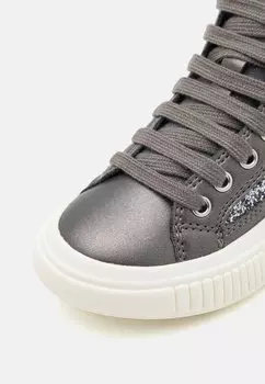 Высокие кеды LAQUINNY GIRL Geox, серебристый