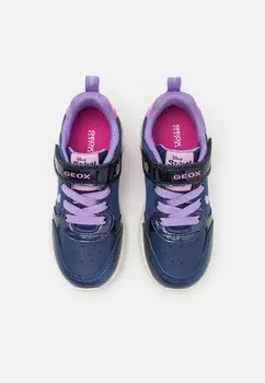 Высокие кеды LILO STITCH FADINLIGHT GIRL LIGHT UP Geox, темно-синий